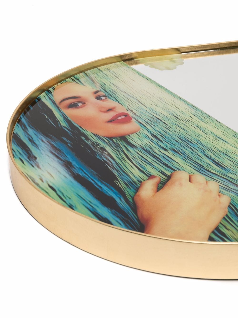 SPECCHIO SAGOMATO "TOILETPAPER-SEA GIRL"