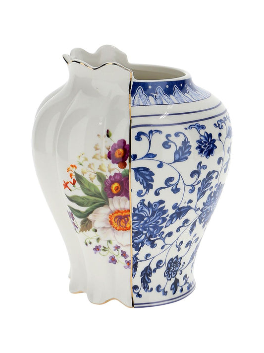 VASO IN PORCELLANA ø Cm.23 h.26 "HYBRID-MELANIA"