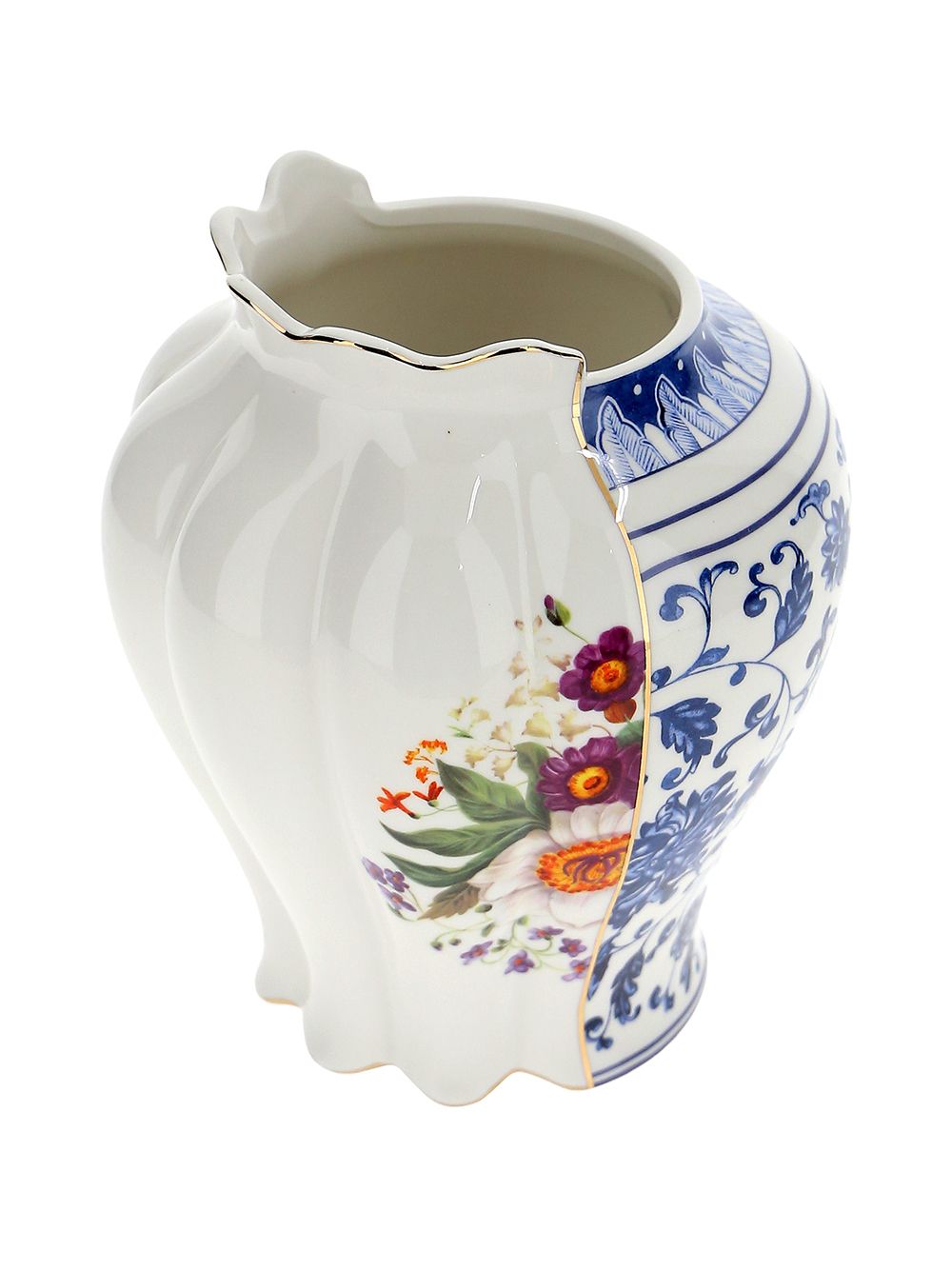 VASO IN PORCELLANA ø Cm.23 h.26 "HYBRID-MELANIA"