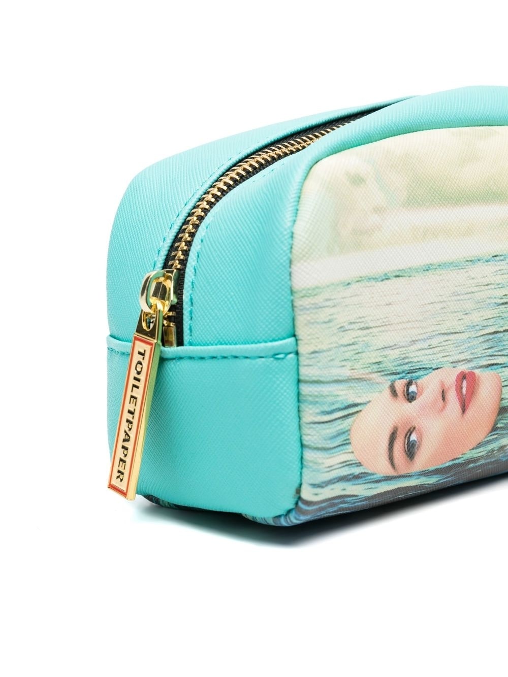 ASTUCCIO IN PU STAMPATO "TOILETPAPER" Cm. 20,5x7 h.9 - SEA GIRL
