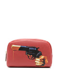 BEAUTY-CASE IN PU STAMPATO "TOILETPAPER" Cm. 23x8 h.13 - REVOLVER