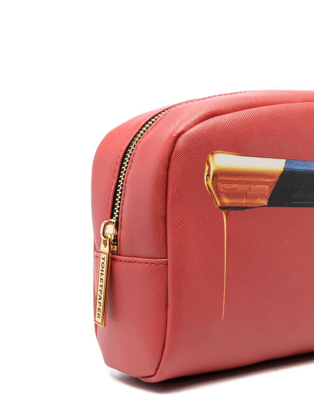 BEAUTY-CASE IN PU STAMPATO "TOILETPAPER" Cm. 23x8 h.13 - REVOLVER