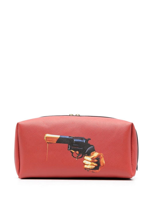 WASHBAG IN PU "TOILETPAPER" Cm. 25,5x12,5x12-REVOLVER