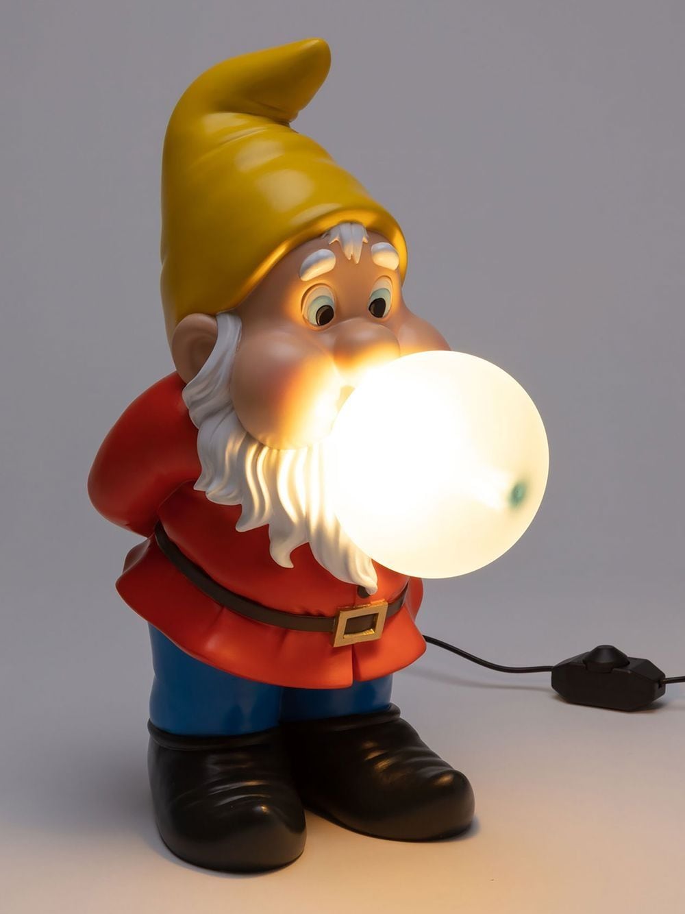LAMPADA USB IN RESINA "GUMMY SNOOPING" h.Cm.42 CON TRASFORMATORE