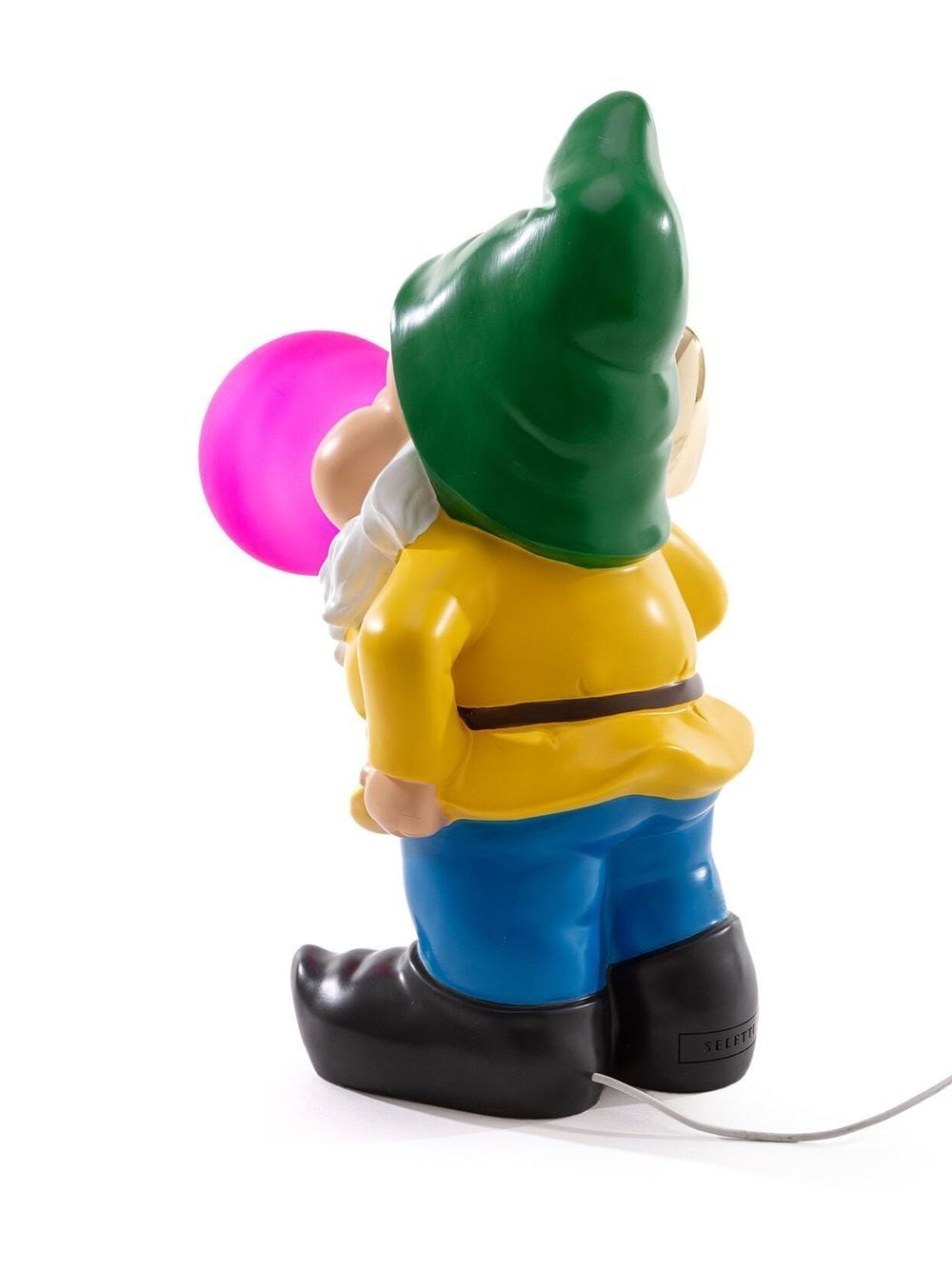 LAMPADA USB IN RESINA "GUMMY WORKING" h.Cm.42 CON TRASFORMATORE