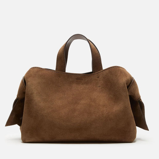 Borsa in scamosciato marrone