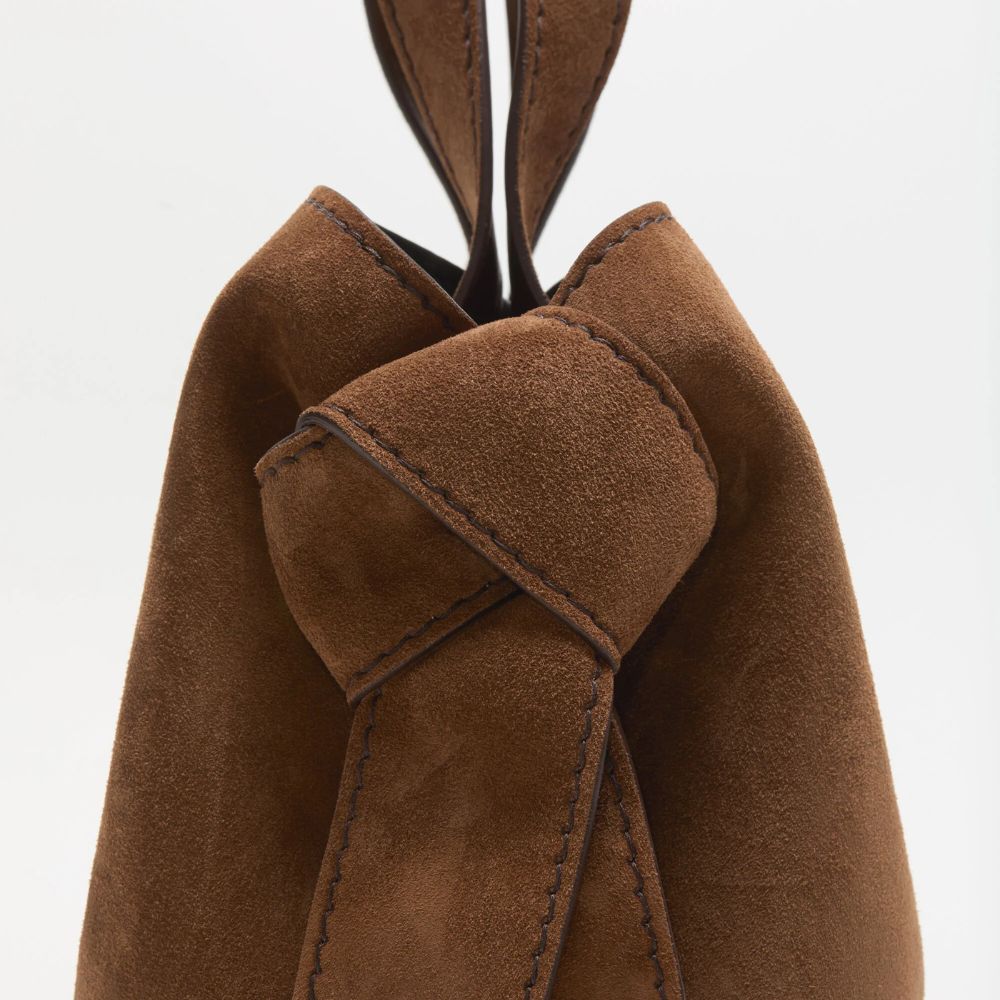 Borsa in scamosciato marrone