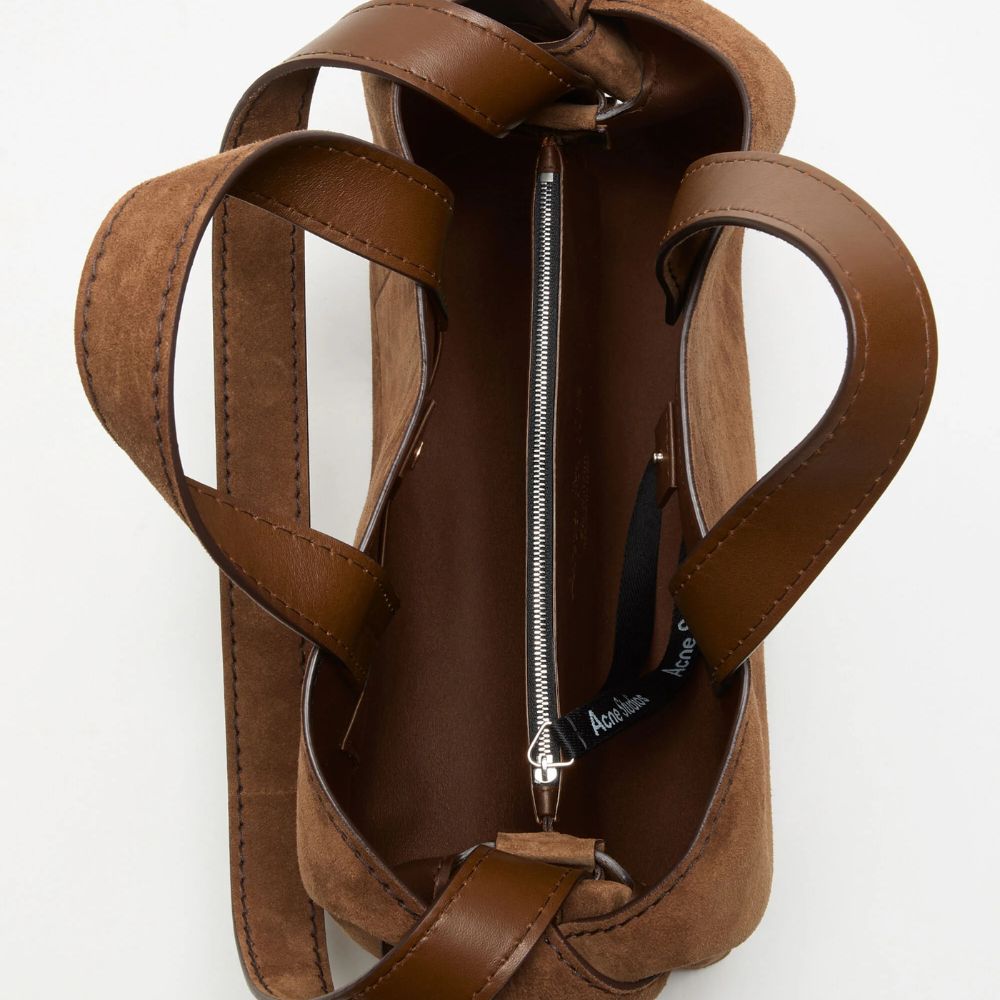 Borsa in scamosciato marrone