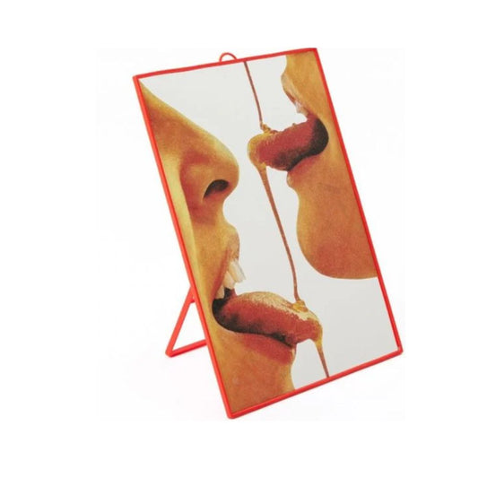 SPECCHIO "TOILETPAPER" Cm.22,5x29,5 - HONEY