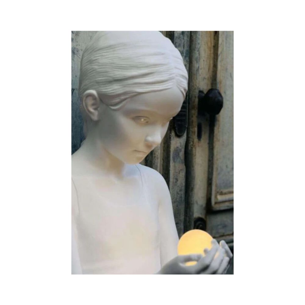 LAMPADA IN RESINA “INNER GLOW” Cm.121X30.8X36.9
