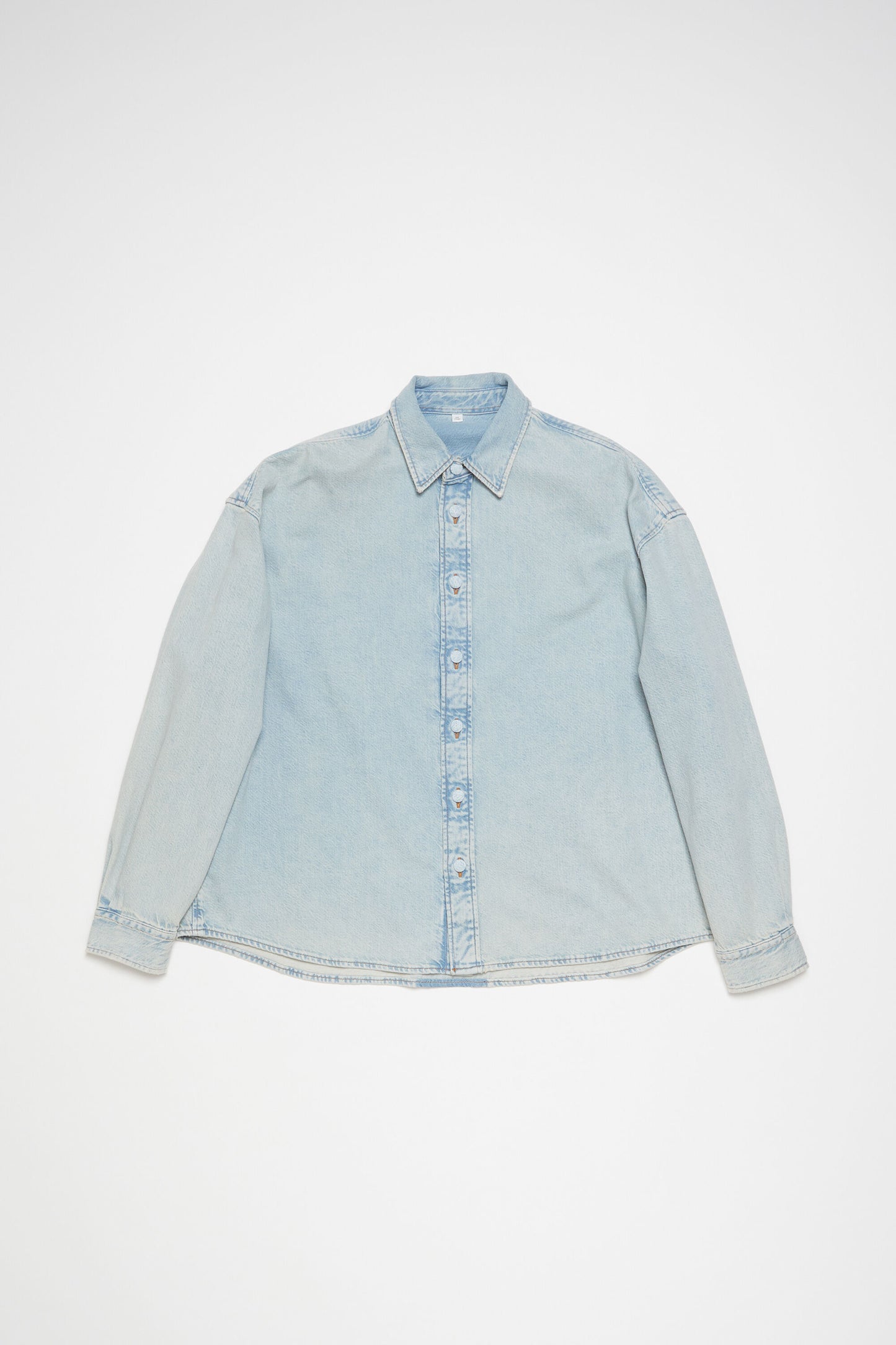 DENIM BUTTON-UP SHIRT