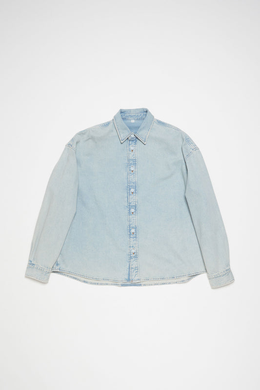 DENIM BUTTON-UP SHIRT