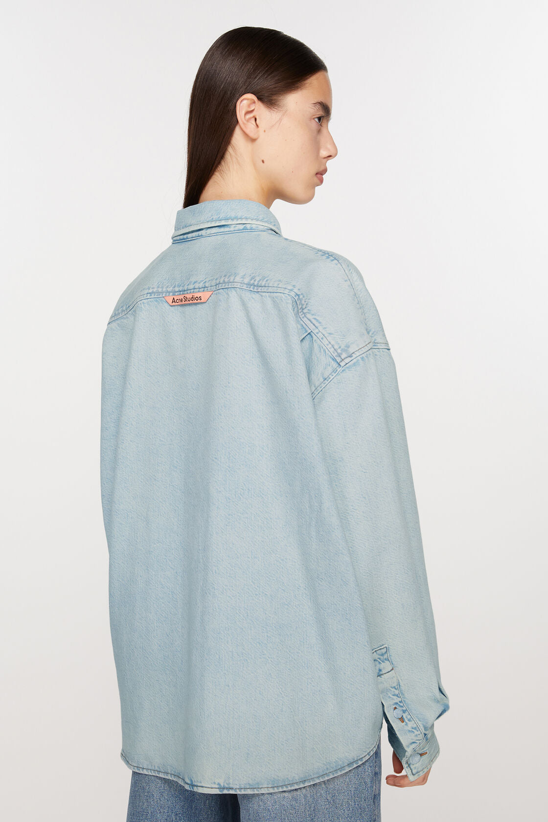 DENIM BUTTON-UP SHIRT